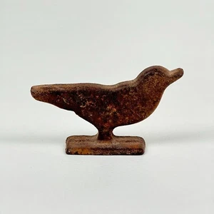 Vintage Cast Iron Bird Shooting Target / Paperweight / Sculpture - Picture 1 of 8