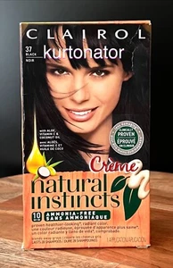 Clairol Natural Instincts Creme 37 BLACK 10-Minute Hair Color - Picture 1 of 10