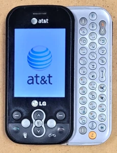 LG Neon GT365 - Black and Gray ( AT&T ) Rare Slider Keyboard Phone - Picture 1 of 5