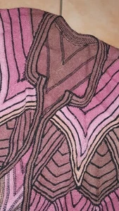 schöne, außergewöhnliche  Strickjacke Gr. 52/54 - Handarbeit - Bild 1 von 4