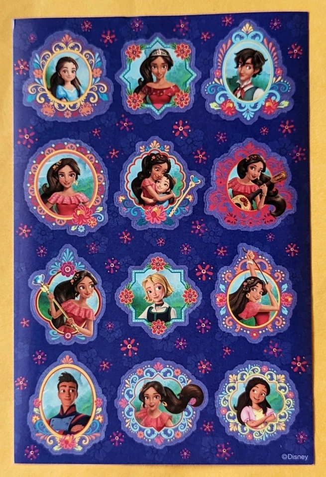 Disney Elena Avalor Sticker Single Sheet  - Image 1 of 1
