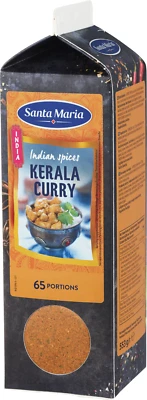 SANTA MARIA KERALA CURRY Mezcla de condimentos de especias indias Paquete XXL 553 g 19,5 oz Foto 1 de 3