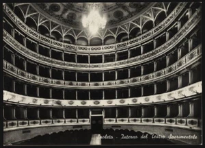 cartolina SPOLETO interno del teatro sperimentale - Picture 1 of 1