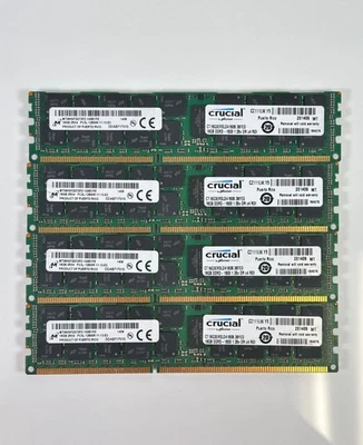 (Lot of 4) CRUCIAL MT36KSF2G72PZ-1G6E1FE 16GB DDR3 Ram - Image 1 of 4