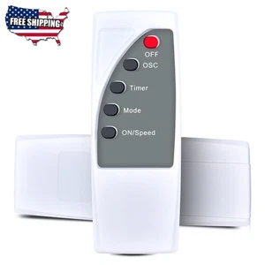 New Remote Control for Comfort Zone 16 inch Oscillating Wall Mount Fan CZ16WR - Picture 1 of 5