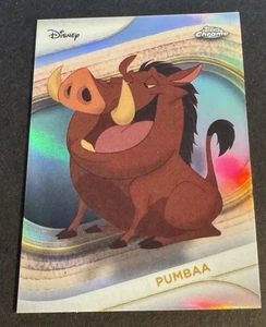 2025 Topps Chrome Disney Pumbaa Refractor #99 - Picture 1 of 2