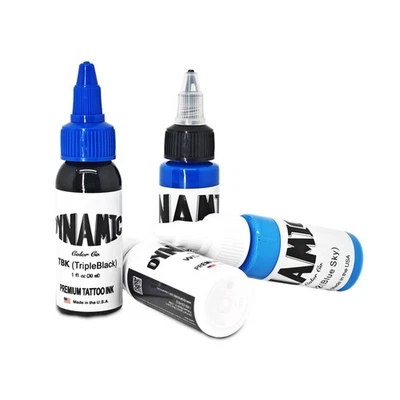 Dynamic Traditionell Tattoo-Tinte - 14 Farben 1oz/30ml pro Flasche Mehrfarbig - Bild 1 von 4