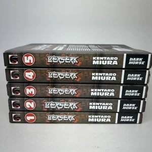 BERSERK Manga Inglés volúmenes 1 - 5 Dark Horse Cómics Tapa blanda Kentaro Miura - Imagen 1 de 14
