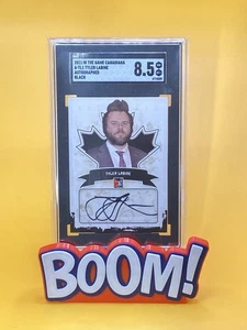 2011 In The Game Canadiana Tyler Labine Auto Black SGC 8.5 Dale & Tucker Vs Evil - Bild 1 von 2