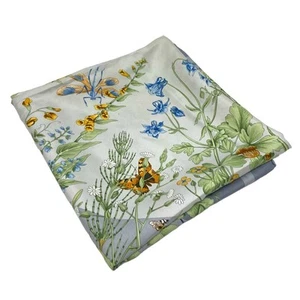 Gebrauchter HERMES Carre 90 La Prairie Schal blau - Bild 1 von 5