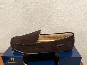 Polo Ralph Lauren Dezi IV Men's Pony Moccasin Slippers Slip On Shoes Brown US 13 - Picture 1 of 6