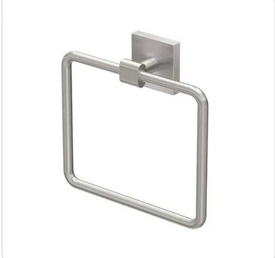 ANILLO TOALLA FORMA UTENSILIOS DE BAÑO FINO GATCO NÍQUEL CEPILLADO 5332BN Foto 1 de 3