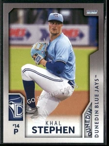 2025 Dunedin Blue Jays Khal Stephen RC Rookie Blue Jays Minor League - Bild 1 von 2
