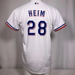Jonah Heim #28 Texas Rangers MLB Nike White Home Jersey Youth XL 18/20 - Picture 1 of 17