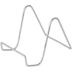 Bard's Plain Silver Wire Easel Stand, 4" H x 3.5" W x 5.5" D - Picture 1 of 1