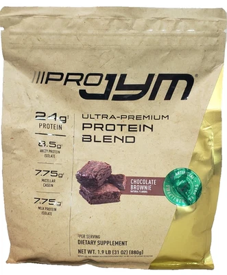JYM Supplement Science Pro Natural Chocolate Brownie Proteína en Polvo Mezcla, 1.9Lb Foto 1 de 4