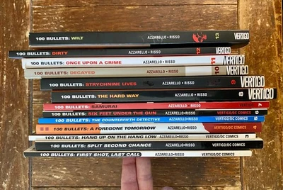 100 BULLETS COMPLETE TPB LOT 💥 | AZZARELLO/RISSO CRIME EPIC | VERTIGO | BANG! - Image 1 of 4