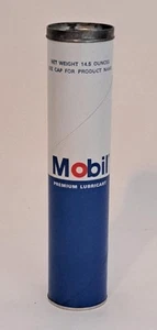 Vintage Mobil Oil Grease Gun Tube Cartridge Pegasus Premium Lubricant NOS - Picture 1 of 6