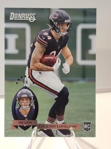 Colston Loveland - 2025 Donruss Retro Rookie 1995 #18 Chicago Bears RC - Bild 1 von 2