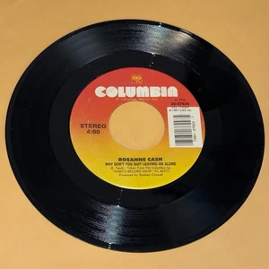 Rosanne Cash Tennessee Flat Top Box Why Don’t You Quit Leaving Me Alone Record - Picture 1 of 2