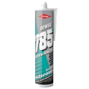 Dowsil Dow Corning 785+ Bacteria Resistant Sanitary Silicone Sealant White 310ml - Picture 1 of 1