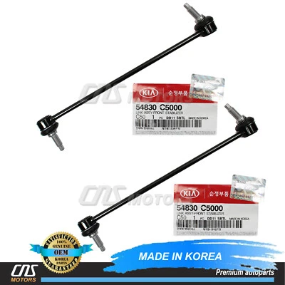 ⭐GENUINE⭐ FRONT Stabilizer Bar Links 2PCS for 19-24 Santa Cruz Santa Fe Palisade Foto 1 de 4