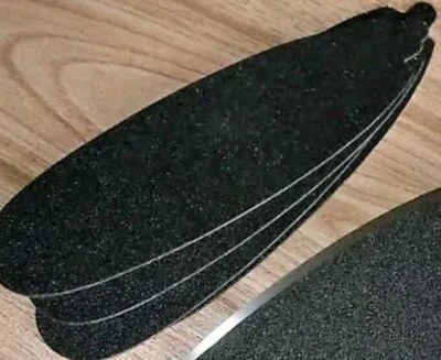 400 11p each refill adhesive file GRITS only black podiatry cuccio foot health - Image 1 of 3