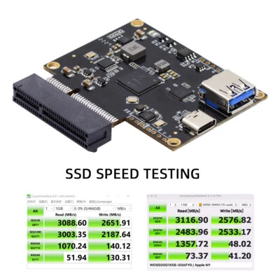PCI-E to USB4 Card Type-C USB4.0 PCI Express SSD Card 4x  Converter with Cable - Image 1 of 4