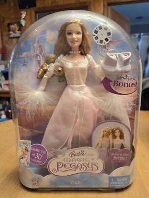 NRFB! Vintage 2005 Barbie Magic of Pegasus BRIETTA Doll-Mattel-11"-RARE in Box! - Image 1 of 4