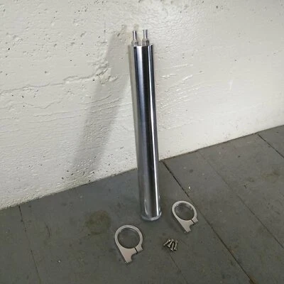 1955-59 Chevy Truck 15" Polished Aluminum Radiator Overflow Puke Tank 235 354 V8 - Imagem 1 de 4