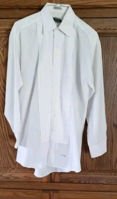 PRE-OWNED CHAPLIN FORMAL WEAR WHITE SHIRT SIZE  S 31/32 - Image 1 of 3