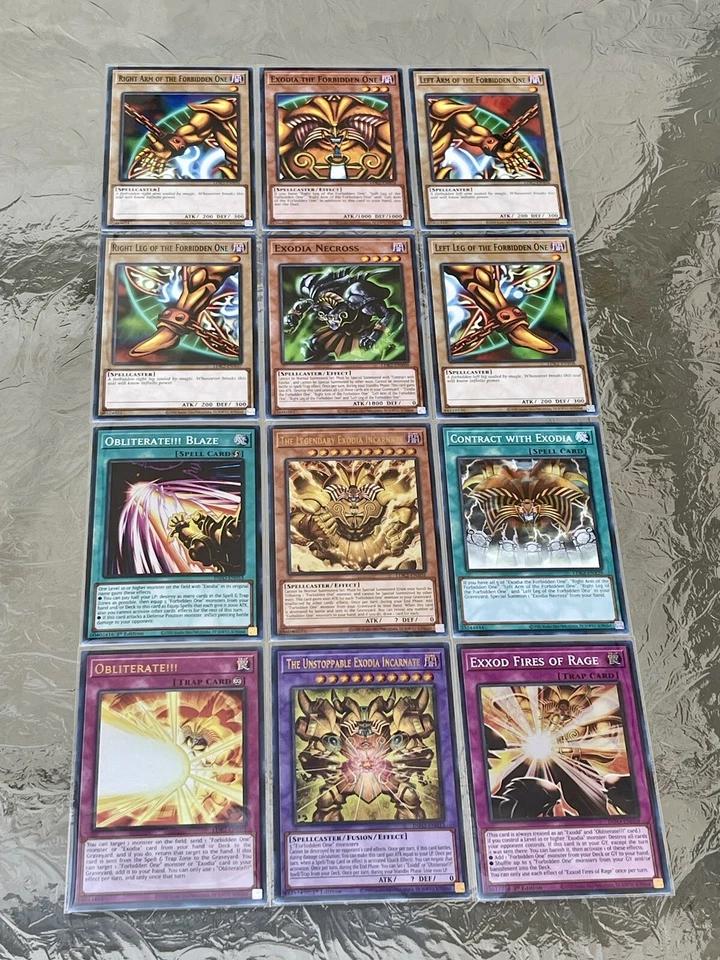 Exodia Full Set + The Unstoppable Exodia Incarnate + Obliterate & More Yu-Gi-Oh! - Image 1 of 2