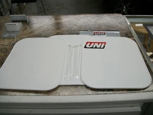 Number plate 10 X 12" White Flat track Class C Road Race UTV AHRMA AMA legal - Picture 1 of 6