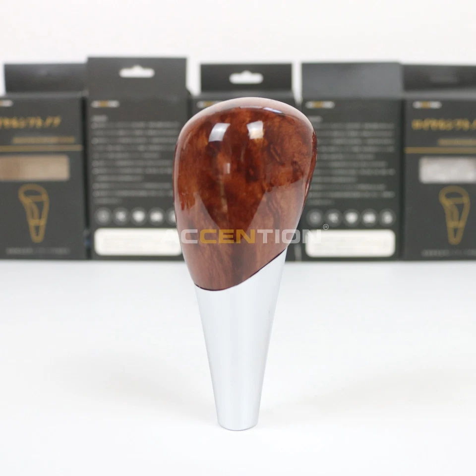 Perilla de cambio de marchas de madera de melocotón para Lexus LS400 LS430 LX470 LX570 RX330 RX350 Foto 1 de 4