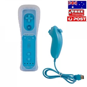 Wireless Wii Motion Plus Remote Games Controller Nunchuck Nintendo Wii & Wii U - Picture 1 of 12