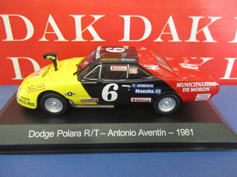 Die cast 1/43 Modellino Auto Dodge Polara R-T ACTC 1981 A. Aventin - Immagine 1 di 4