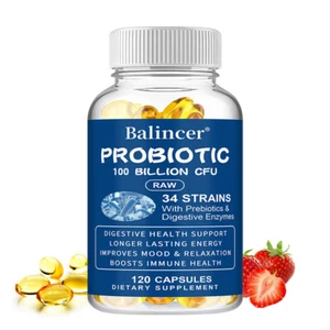 Súper Probióticos - 100 mil millones de bacterias - Salud gastrointestinal - Imagen 1 de 11
