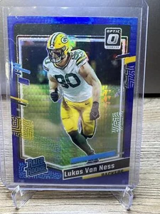 2023 Donruss Optic Lukas Van Ness Blue Hyper Milwaukee Brewers 🔥🔥 - Picture 1 of 2