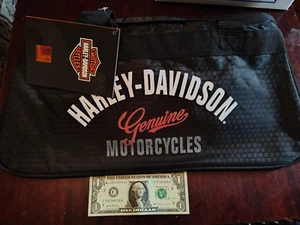HARLEY DAVIDSON HD LOGO SPORT DUFFEL BAG TAIL OF THE DRAGON BLACK NEW WITH TAGS - Picture 1 of 5