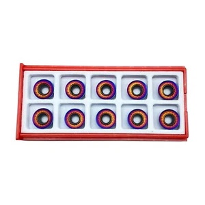 30pcs RPMT1204 M0E-JS ZM1135 Lathe Quenched Turning Inserts Nano Coating Inserts - Picture 1 of 7