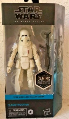 Star Wars Black Series FLAMETROOPER Gaming Greats EXCLUSIVO - COMO NUEVO Se envía desde EE. UU. Foto 1 de 4
