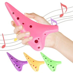 UK- Plastic Ocarina Music Instrument for Music Lover and Beginner Wind Instrumen - Picture 1 of 24