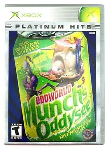 Oddworld: Munch's Oddysee Platinum Hits (Microsoft Xbox 2002) Completo con Manual - Imagen 1 de 5