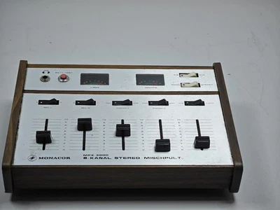 Mezclador Estéreo De 8 Canales Monacor MPX-3000 - Funciona, Vintage - Imagen 1 de 4