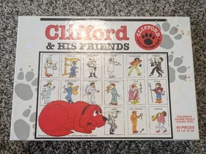 1992 Clifford & His Friends 60 Pieces (Complete) Jigsaw Puzzle - Picture 1 of 4