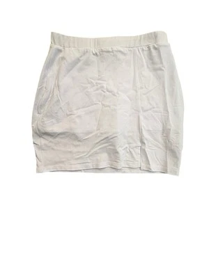 Pantalón corto de tenis elástico con frente dividido blanco de verano para mujer talla 4 de Asos Foto 1 de 4