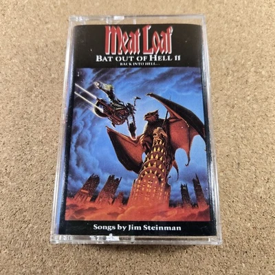 Meat Loaf Bat Out of Hell II 2 Vintage Cassette Tape MCA 1993 Rock Album Tested - Image 1 of 3