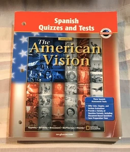 The American Vision: Spanish Quizzes And Tests (McGraw-Hill Glencoe) NEW - Picture 1 of 1