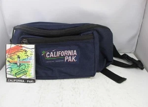 California Pak Navy Blue Fanny Pack Belt Waist Bag Travel Active - NEW with tags - Picture 1 of 6