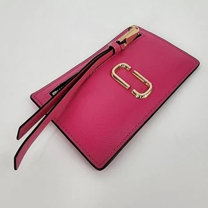 Portafoglio portamonete Marc Jacobs Snap Shot rosa porta carte - Foto 1 di 20